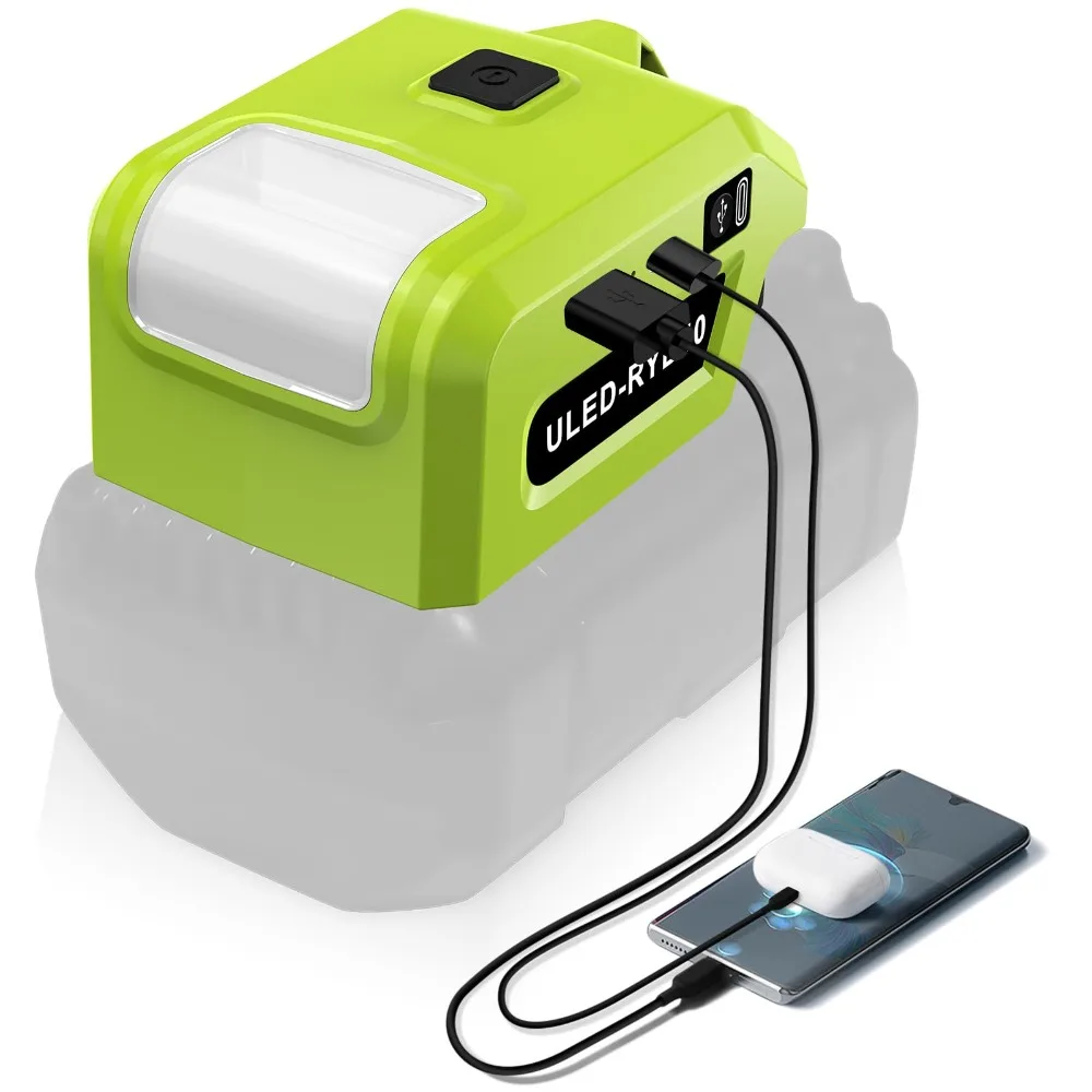 USB Charger Adapter for Ryobi 40V Lithium Battery 5W Battery Flashlight Supports Mobile Phone Charging with USB and Type-C Ports
USB Charger Adapter for Ryobi 40V Lithium Battery 5W Battery Flashlight Supports Mobile Phone Charging with USB and Type-C Ports