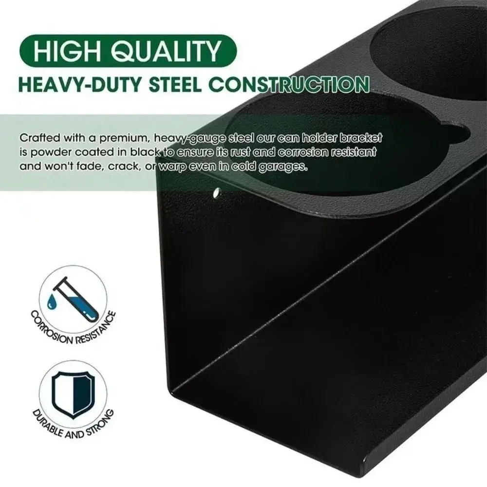 Wall Mounted Design Wall Mounted Aerosol Can Holder Sturdy Material Stable Structure Pneumatic Tool Storage Rack Easy To Install
Wall Mounted Design Wall Mounted Aerosol Can Holder Sturdy Material Stable Structure Pneumatic Tool Storage Rack Easy To Install