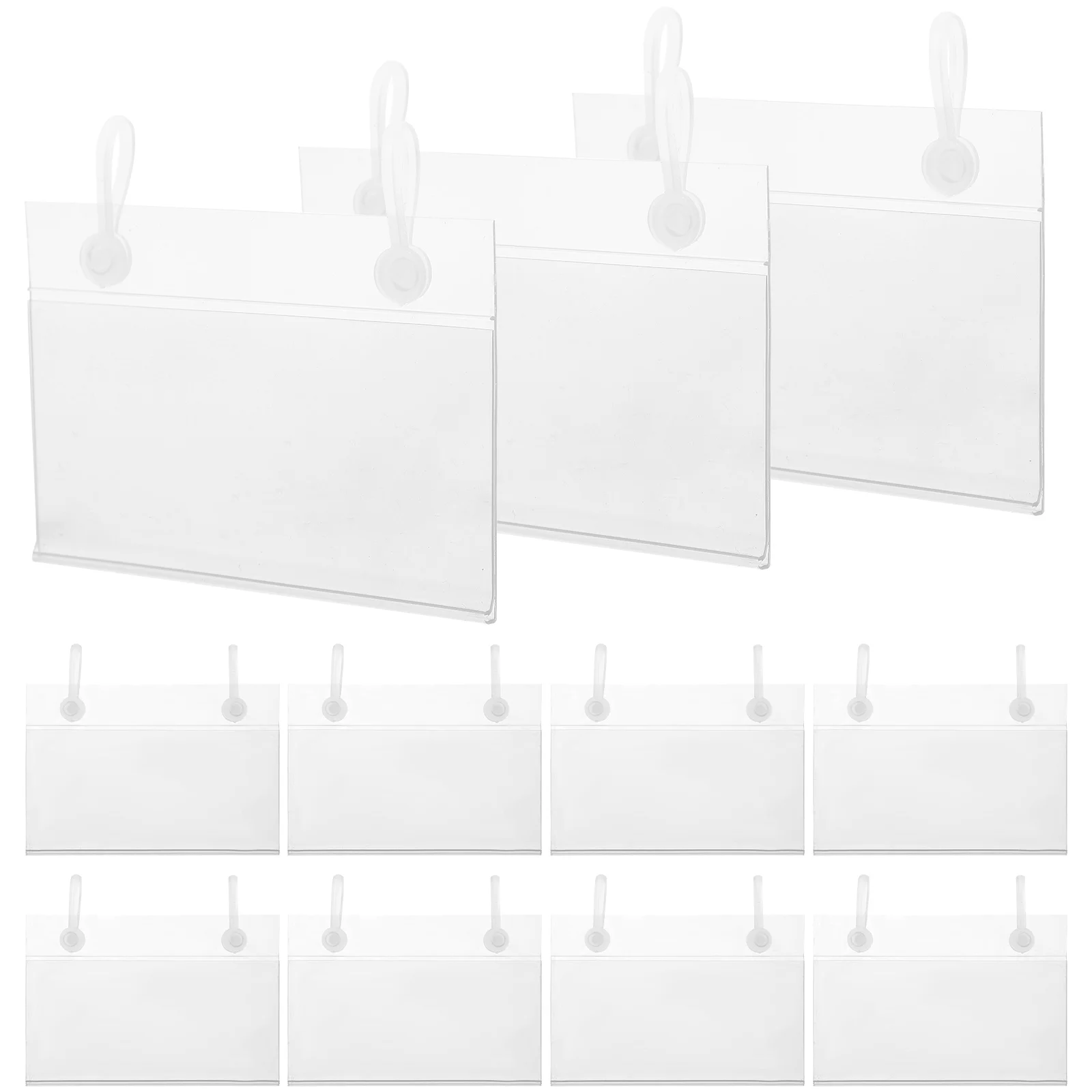50 Pcs Shelves Price Tag Label Holder Display Sign Binaural Shelf Labels Signs Wire Clip
50 Pcs Shelves Price Tag Label Holder Display Sign Binaural Shelf Labels Signs Wire Clip