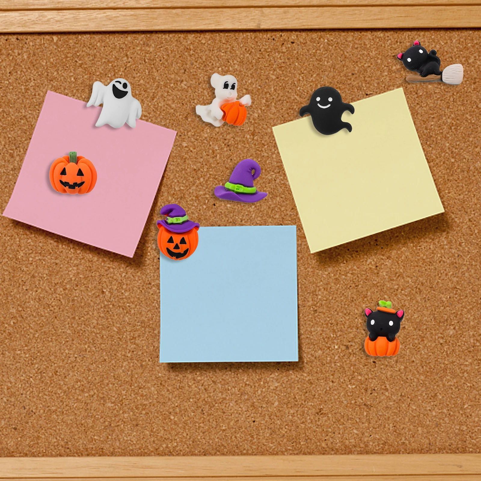 32Pcs Halloween Pumpkin Black Cat Push Creative Themed Decor for Cork Board Office Party Supplies
32Pcs Halloween Pumpkin Black Cat Push Creative Themed Decor for Cork Board Office Party Supplies