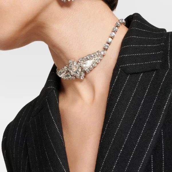Geometric Rhinestone Choker Necklace Women, Statement Accessories Bling Crystal Collar Choker Jewelry Accessories
Geometric Rhinestone Choker Necklace Women, Statement Accessories Bling Crystal Collar Choker Jewelry Accessories