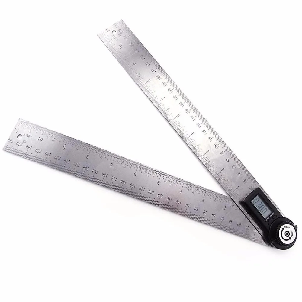 2-In-1 Digital Angle Finder Meter Protractor Ruler 360 Degrees 600mm (300mm Per Arm) + Stable Locking Function
2-In-1 Digital Angle Finder Meter Protractor Ruler 360 Degrees 600mm (300mm Per Arm) + Stable Locking Function