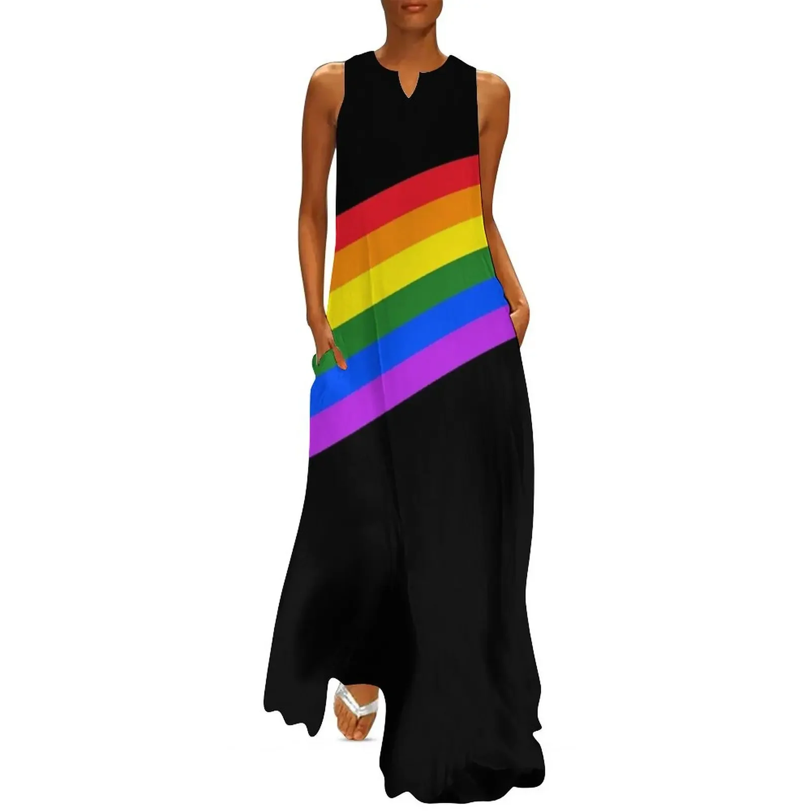 Rainbow Stripes Long Dress prom dress elegant women's dresses for wedding Woman clothing women clothing 2025 new arrivals Dress
Rainbow Stripes Long Dress prom dress elegant women's dresses for wedding Woman clothing women clothing 2025 new arrivals Dress