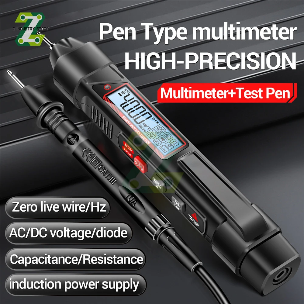Multifunctional Pen Type Multimeter Electrician Tools Voltage Resistance Capacitance Live Linezero Line NCV Sensor
Multifunctional Pen Type Multimeter Electrician Tools Voltage Resistance Capacitance Live Linezero Line NCV Sensor