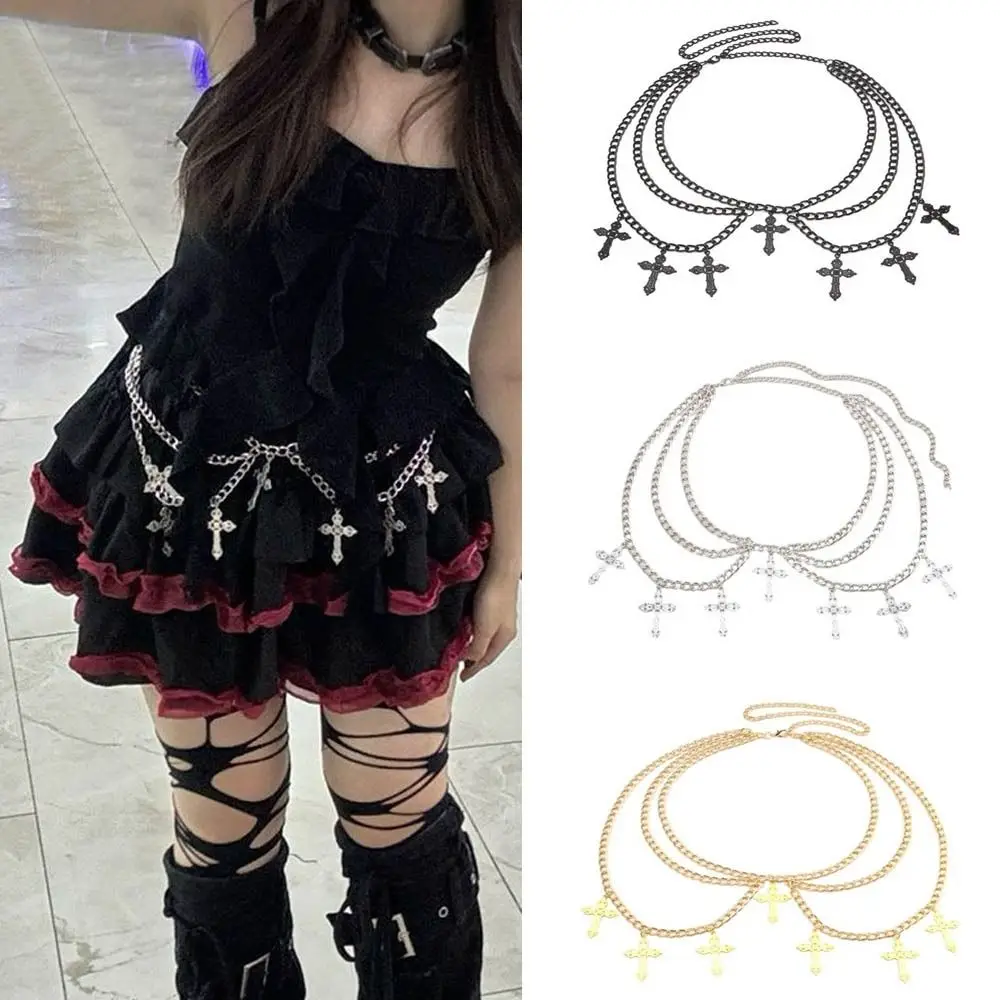 Модная элегантная многослойная цепочка на талию с крестообразным дизайном, металлическая цепочка в стиле панк, пояс в стиле хип-хоп, унисекс.
Модная элегантная многослойная цепочка на талию с крестообразным дизайном, металлическая цепочка в стиле панк, пояс в стиле хип-хоп, унисекс.
