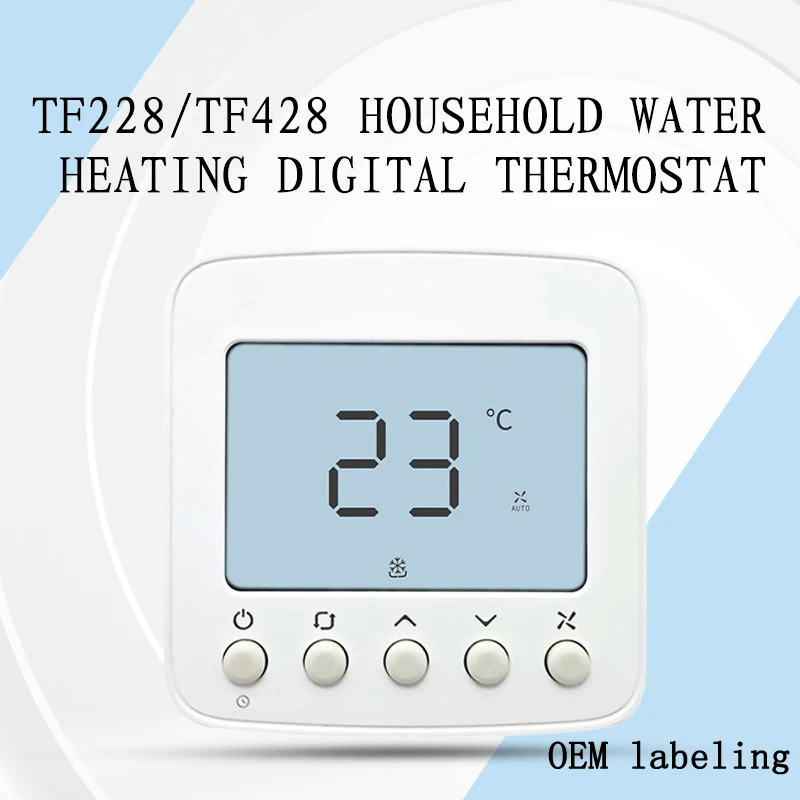 Central air conditioner LCD panel temperature controller TF228WN/TF428WNS Fan coil temperature control panel switch smart
Central air conditioner LCD panel temperature controller TF228WN/TF428WNS Fan coil temperature control panel switch smart
