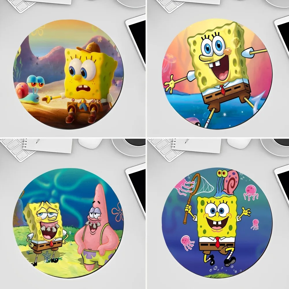 SpongeBob-Patrick-Star-Game-Squarepants Small Round Office Student Thickened Writing Non-slip Cushion Mouse Pad for PC Computer
SpongeBob-Patrick-Star-Game-Squarepants Small Round Office Student Thickened Writing Non-slip Cushion Mouse Pad for PC Computer