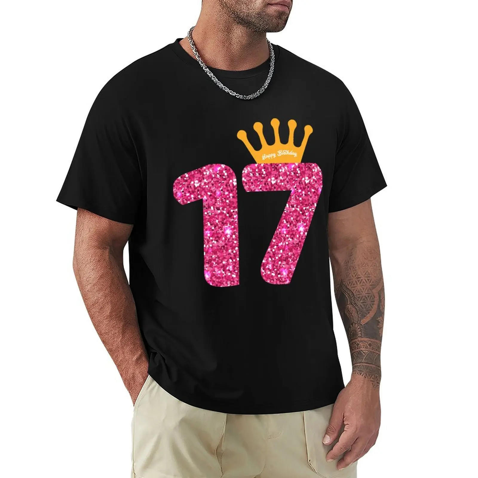 17th Queens Crow Happy Birthday for Girls T-Shirt Work Daily Short Sleeve Top
17th Queens Crow Happy Birthday for Girls T-Shirt Work Daily Short Sleeve Top