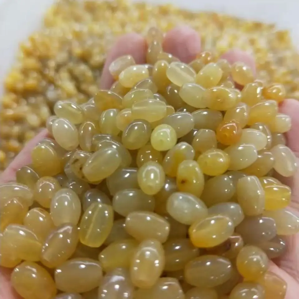New Loose Pearl Natural Yellow Dragon Jade Bracelet Necklace Pendant Rope Earrings DIY Making Exquisite Jewelry Fine Jewellry
New Loose Pearl Natural Yellow Dragon Jade Bracelet Necklace Pendant Rope Earrings DIY Making Exquisite Jewelry Fine Jewellry