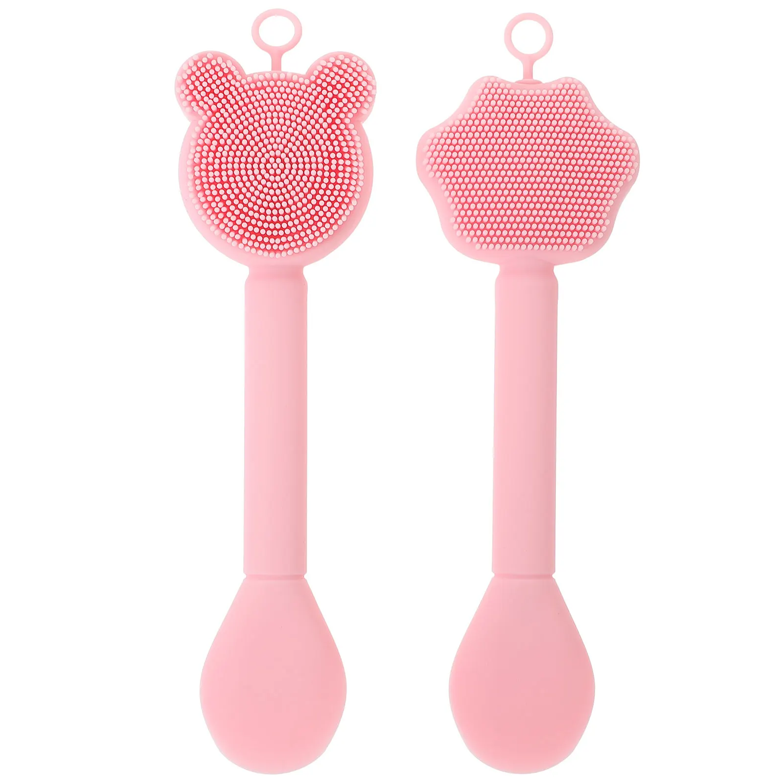 2 pcs Silicone Mask Brush Facial Cleansing Tool Double Head Pink Green Soft For Face Scrubber Applicator Beauty Accessories
2 pcs Silicone Mask Brush Facial Cleansing Tool Double Head Pink Green Soft For Face Scrubber Applicator Beauty Accessories