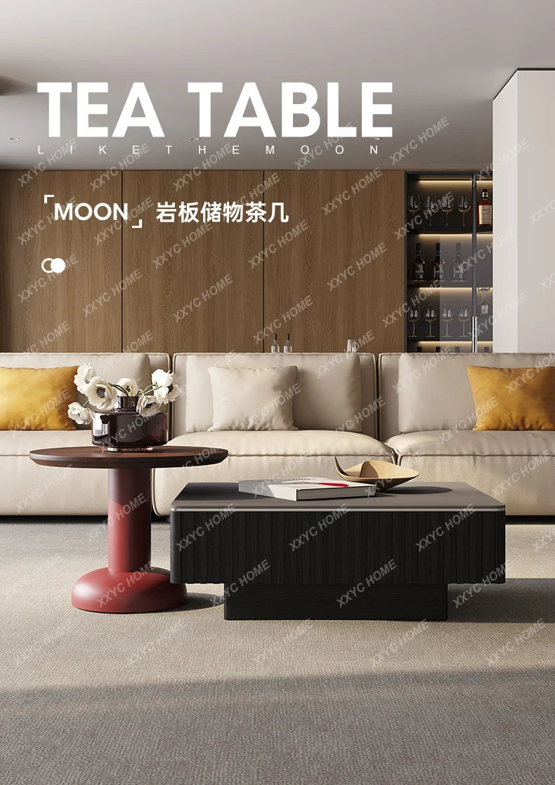 NN Rock slab coffee table living room light luxury high-end small apartment minimalist marble
NN Rock slab coffee table living room light luxury high-end small apartment minimalist marble