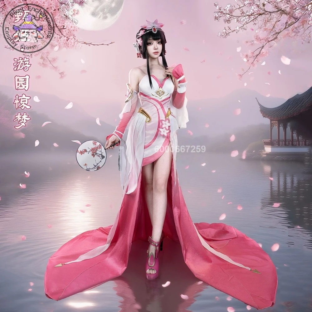 Game Honor of Kings Cosplay Costume Anime Zhen Ji High Quality Role Playing Pink Sexy Dress Wig for Women Adult Comic Con Outfit
Game Honor of Kings Cosplay Costume Anime Zhen Ji High Quality Role Playing Pink Sexy Dress Wig for Women Adult Comic Con Outfit