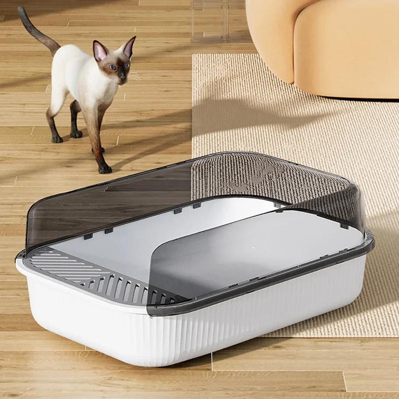 Wholesale Smart Cat Litter Toilet Box Indoor Cat Litter Tray With Scoop Eco-friendly Plastic Cat Litter Box
Wholesale Smart Cat Litter Toilet Box Indoor Cat Litter Tray With Scoop Eco-friendly Plastic Cat Litter Box