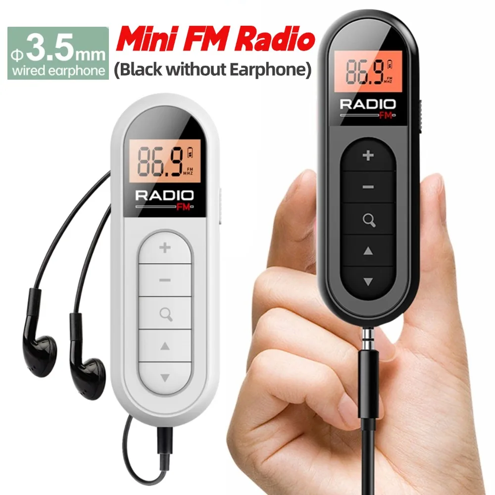 Personal Portable Mini Pocket FM Radio Rechargeable Walkman Radio with 3.5mm Headphone Jack Clip Small Radio for Travel Walking
Personal Portable Mini Pocket FM Radio Rechargeable Walkman Radio with 3.5mm Headphone Jack Clip Small Radio for Travel Walking