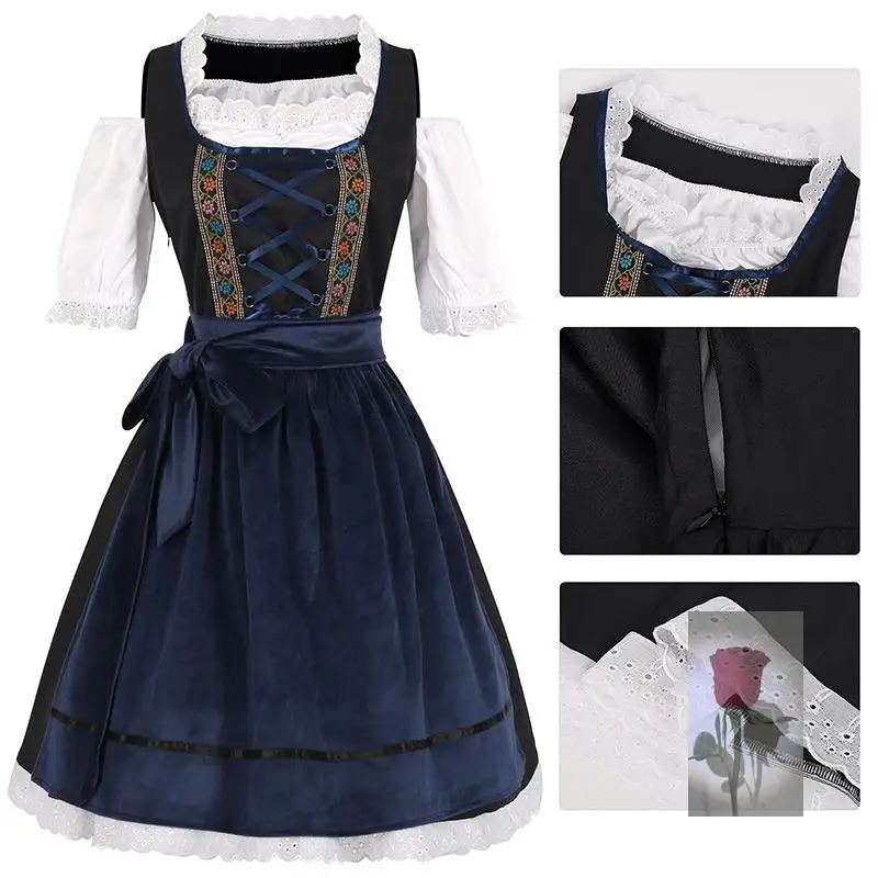 Хэллоуин Баварская горничная orm Сценический костюм Fem Servant Outfit Mh Beer Festival Традиционные этнические женские...
Хэллоуин Баварская горничная orm Сценический костюм Fem Servant Outfit Mh Beer Festival Традиционные этнические женские...