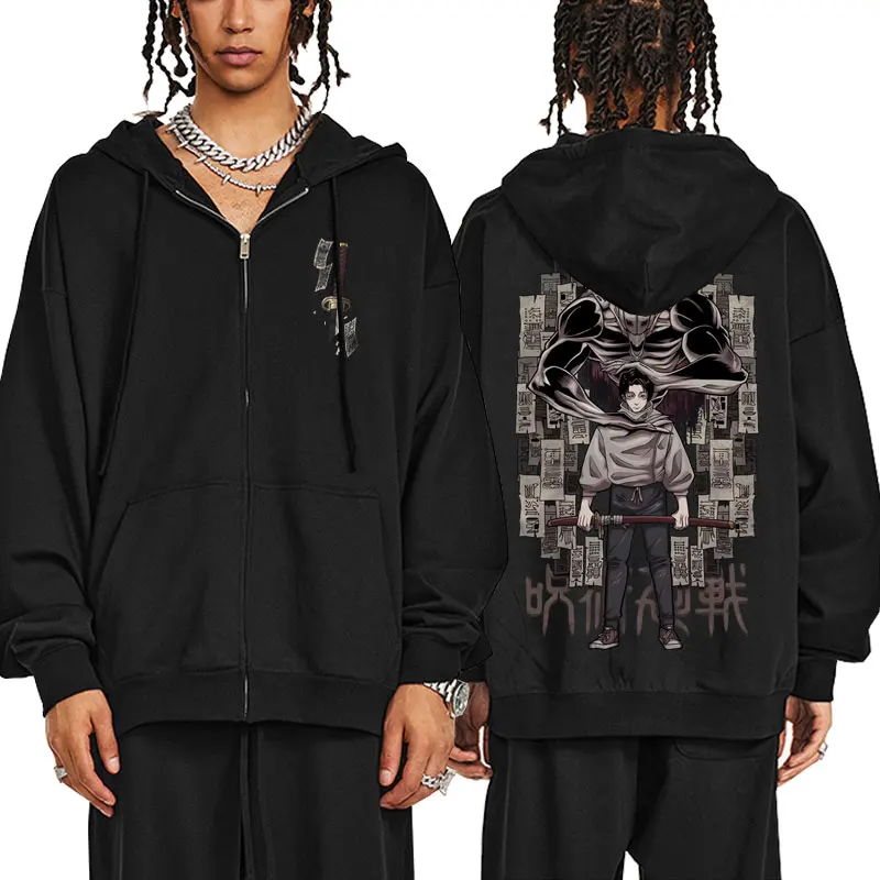 Anime Jujutsu Kaisen Rika Orimoto Okkotsu Yuta Zipper Hoodie Men Women Casual Vintage Oversized Zip Up Jacket Men's Sweatshirt
Anime Jujutsu Kaisen Rika Orimoto Okkotsu Yuta Zipper Hoodie Men Women Casual Vintage Oversized Zip Up Jacket Men's Sweatshirt