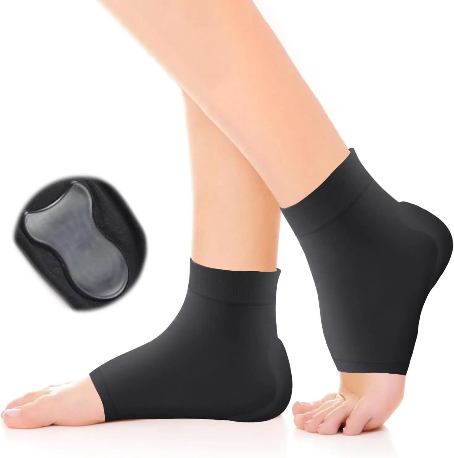 1Pair Achilles Heel Sleeve Achilles Tendon Heel Protector Compression Socks, Gel Padded Sleeve for Bursitis
1Pair Achilles Heel Sleeve Achilles Tendon Heel Protector Compression Socks, Gel Padded Sleeve for Bursitis