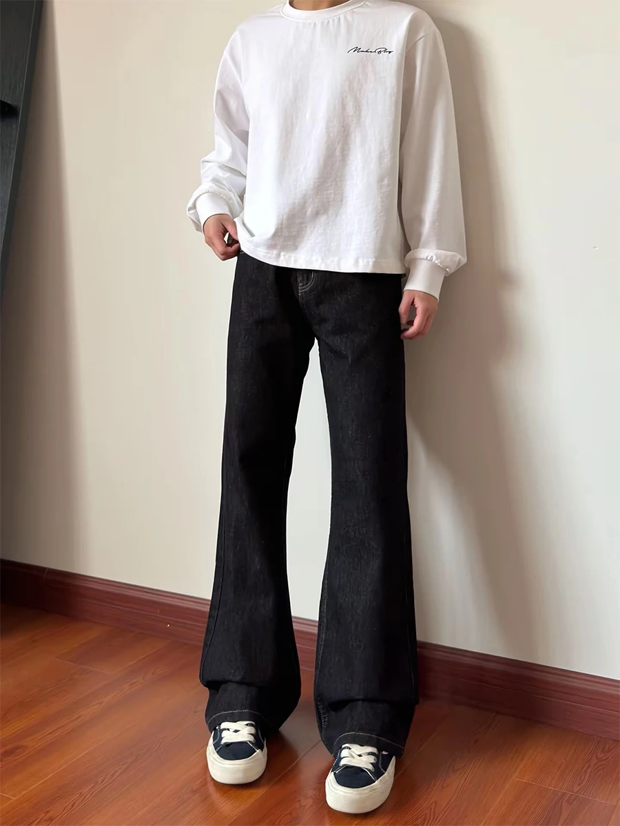 Джинсы American Sle Retro Bla, удлиняющие брюки с высокой талией, простые утягивающие прямые повседневные джинсы для подростков
Джинсы American Sle Retro Bla, удлиняющие брюки с высокой талией, простые утягивающие прямые повседневные джинсы для подростков