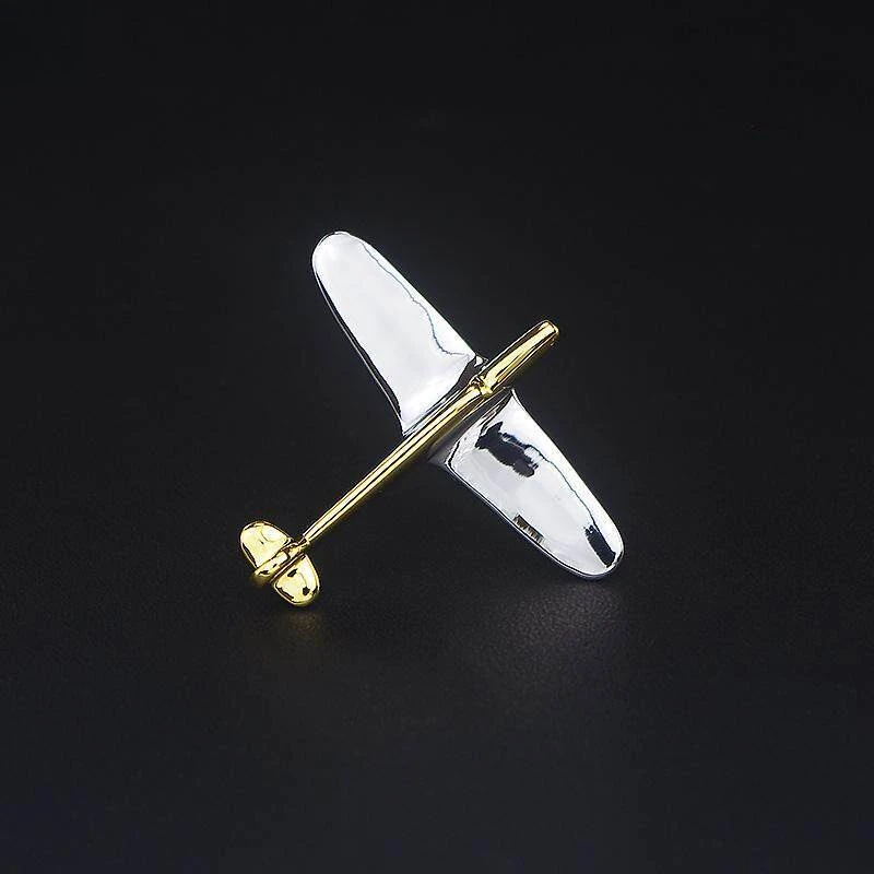 High-end Aircraft Brooch Exquisite Double Gold Electroplated Simple Brooch Pin Sailing Badge Men's Blazer Accessories
High-end Aircraft Brooch Exquisite Double Gold Electroplated Simple Brooch Pin Sailing Badge Men's Blazer Accessories