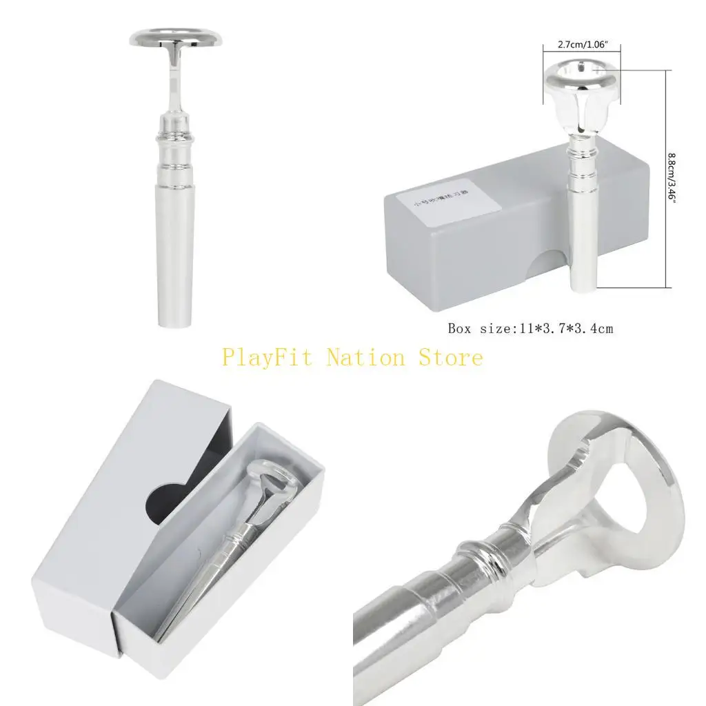 242F Silver Plated Standard Trumpet Mouthpiece Musical Instruments Accessories
242F Silver Plated Standard Trumpet Mouthpiece Musical Instruments Accessories