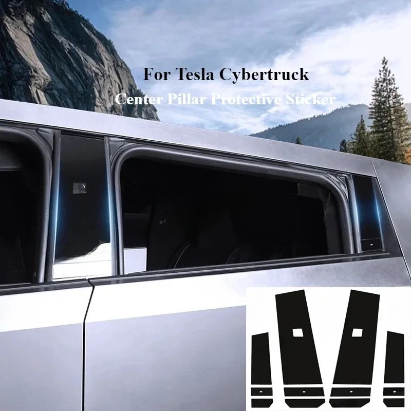 Для Tesla Cybertruck 2024, защитная наклейка на центральную стойку, C-стойка, автомобильная колонна, украшение от царапин, аксессуары
Для Tesla Cybertruck 2024, защитная наклейка на центральную стойку, C-стойка, автомобильная колонна, украшение от царапин, аксессуары