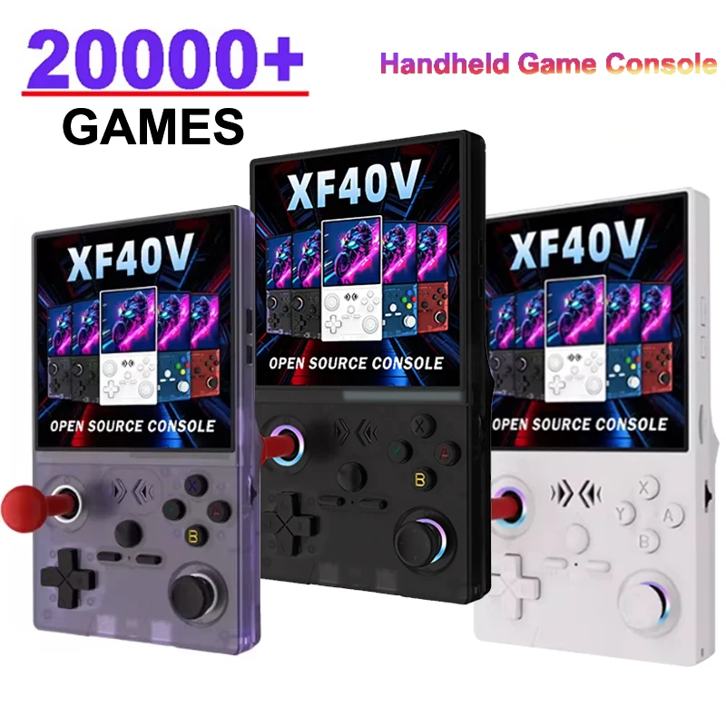 XF40V Retro Handheld Video Game Console Linux System 4.0-inch IPS Screen Mini Portable Handheld Video Player 128GB 20000+ Games
XF40V Retro Handheld Video Game Console Linux System 4.0-inch IPS Screen Mini Portable Handheld Video Player 128GB 20000+ Games