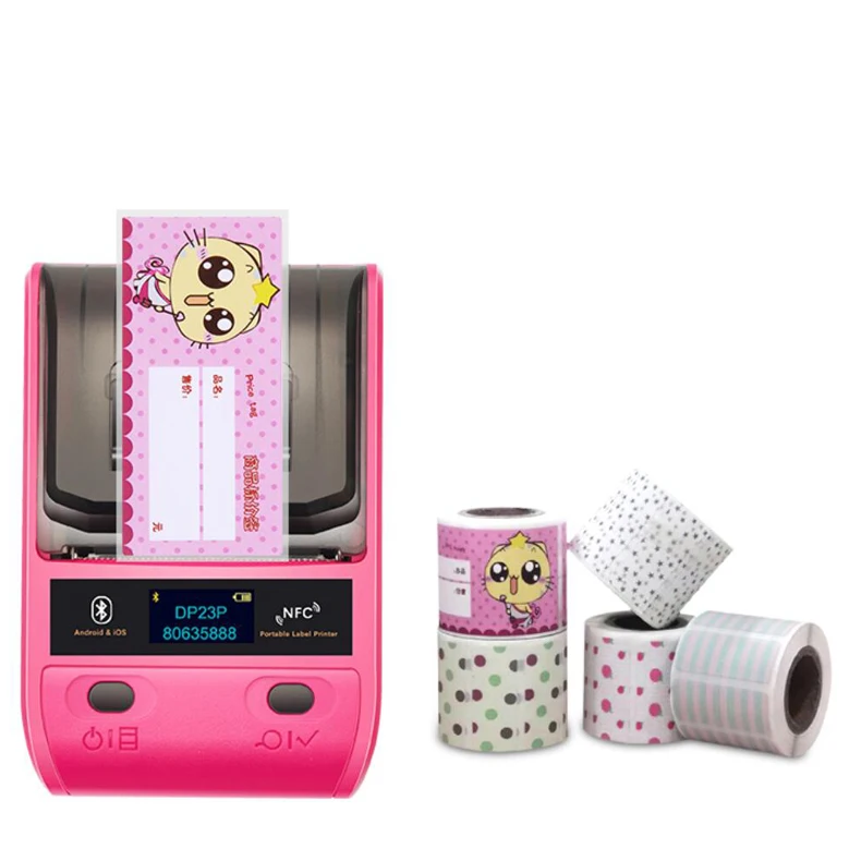 58mm Mini Portable Label Sticker Printer for Barcode Sticker Printing Sticker Printer for Home and Office Label Printing Use
58mm Mini Portable Label Sticker Printer for Barcode Sticker Printing Sticker Printer for Home and Office Label Printing Use