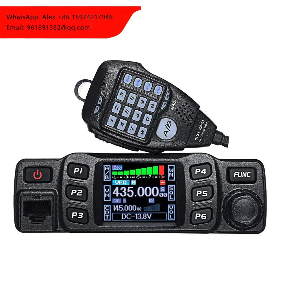 AnyTone AT-778UV 25W Dual Band Amateur For Radio 200 Channels Walkie Talkie With VOX Mobile 136-174 & 400-480MHz
AnyTone AT-778UV 25W Dual Band Amateur For Radio 200 Channels Walkie Talkie With VOX Mobile 136-174 & 400-480MHz