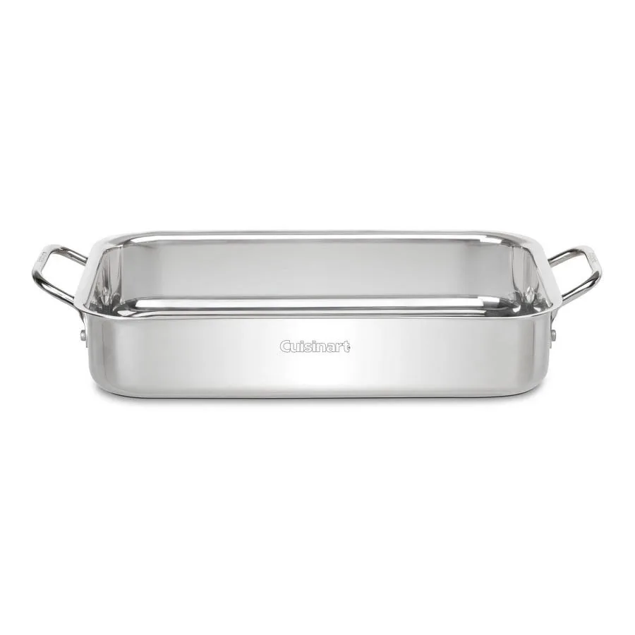 Chef's Classic 10.12" x 17.52" 0 gal Stainless Steel Baking Dishes
Chef's Classic 10.12" x 17.52" 0 gal Stainless Steel Baking Dishes