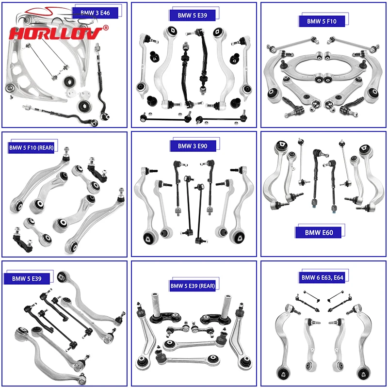 Front Lower Upper Control Arm Kit for BMW E39 E60 E65 E90 F30 F10 G30 F02 G11 G12 Rear Suspension Control Arm Car Accessories
Front Lower Upper Control Arm Kit for BMW E39 E60 E65 E90 F30 F10 G30 F02 G11 G12 Rear Suspension Control Arm Car Accessories