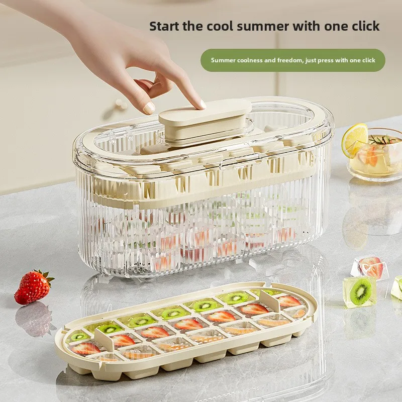 Durable Ice Cube Tray - Safe Material Construction, Perfect for Making Stylish and Functional Ice Shapes Easily.
Durable Ice Cube Tray - Safe Material Construction, Perfect for Making Stylish and Functional Ice Shapes Easily.