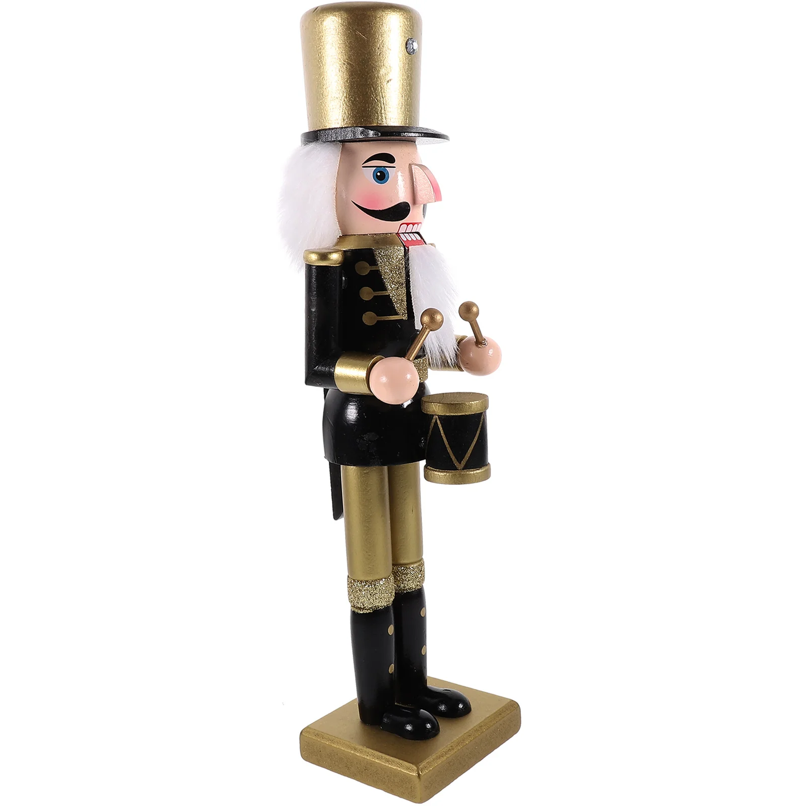 Black Gold Wooden Puppet 38CM Home Decor Xmas Wood Desktop Nutcracker Table nament Xmas Gift Desktop nament Figurine
Black Gold Wooden Puppet 38CM Home Decor Xmas Wood Desktop Nutcracker Table nament Xmas Gift Desktop nament Figurine