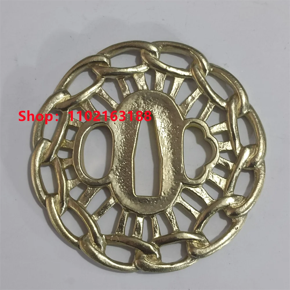 High Quality Copper Tsuba Guard Handguard Brass Material For Real Japanese Katana Samurai Sword Fittings New
High Quality Copper Tsuba Guard Handguard Brass Material For Real Japanese Katana Samurai Sword Fittings New