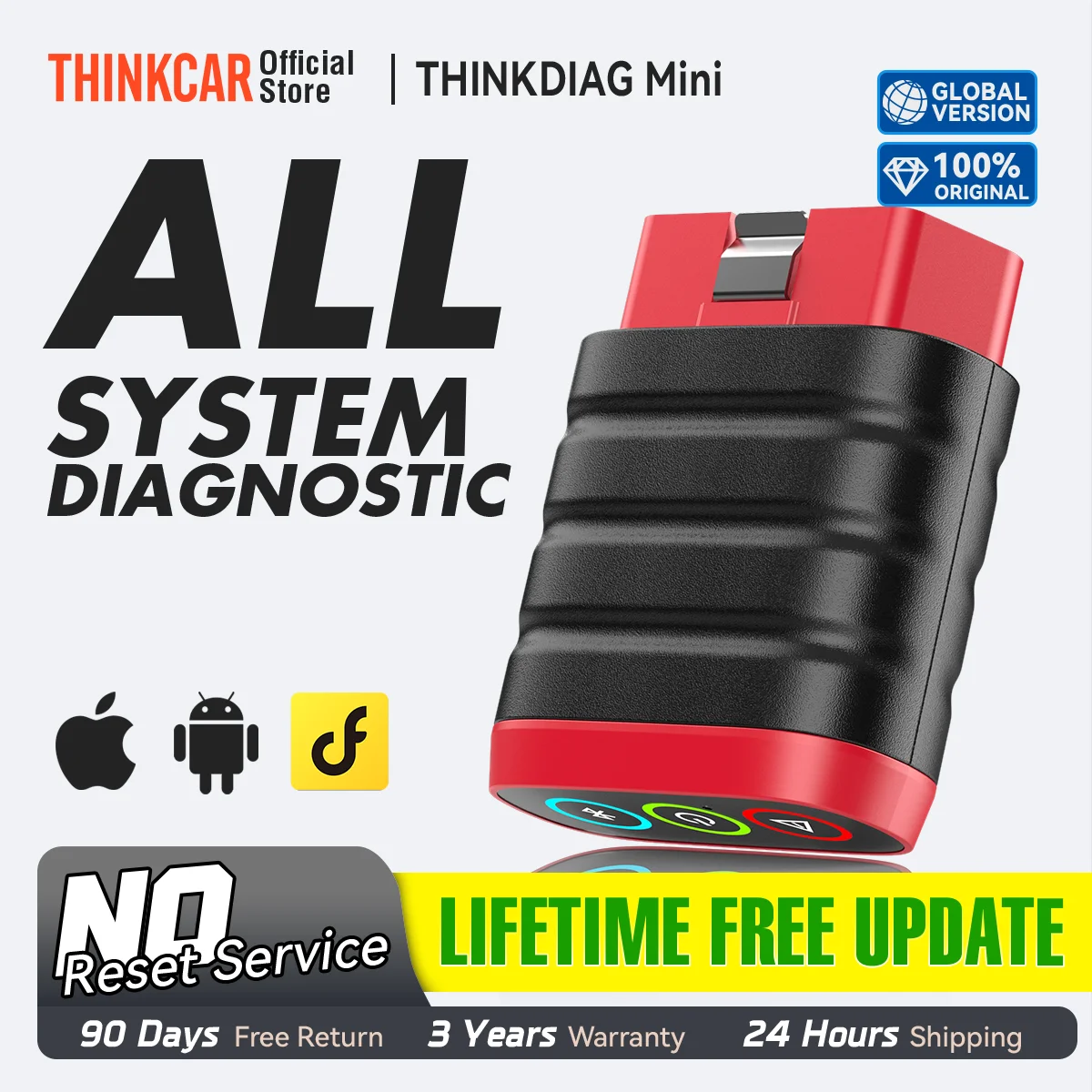 Lifetime Free THINKCAR THINKDIAG MINI OBD2 Scanner Car Scanner Automotive Diagnostic Tools Code Reader Car Full System Diagnosis
Lifetime Free THINKCAR THINKDIAG MINI OBD2 Scanner Car Scanner Automotive Diagnostic Tools Code Reader Car Full System Diagnosis
