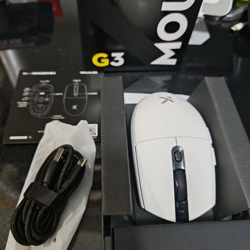 MCHOSE G3 V2 Pro Gaming Mouse Wireless Tri-mode PAW3395 800mAh Charging Lightweight Ergonomics Esports Mouse PC Office Accessori
MCHOSE G3 V2 Pro Gaming Mouse Wireless Tri-mode PAW3395 800mAh Charging Lightweight Ergonomics Esports Mouse PC Office Accessori