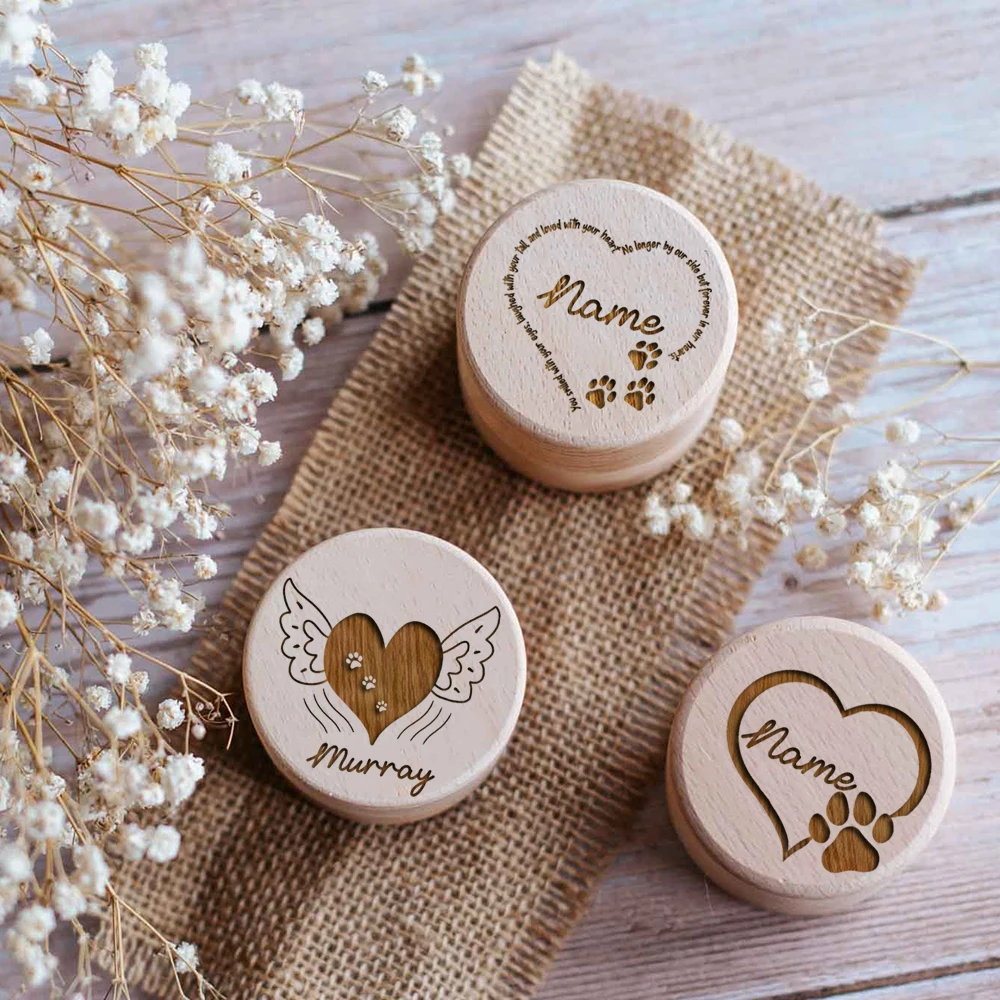 Personalized Custom Name Wooden Carving Pet Hair Storage Box Pet Supplies Dog Save Teeth Memorial Boxes Pet Lost Memorial Gifts
Personalized Custom Name Wooden Carving Pet Hair Storage Box Pet Supplies Dog Save Teeth Memorial Boxes Pet Lost Memorial Gifts