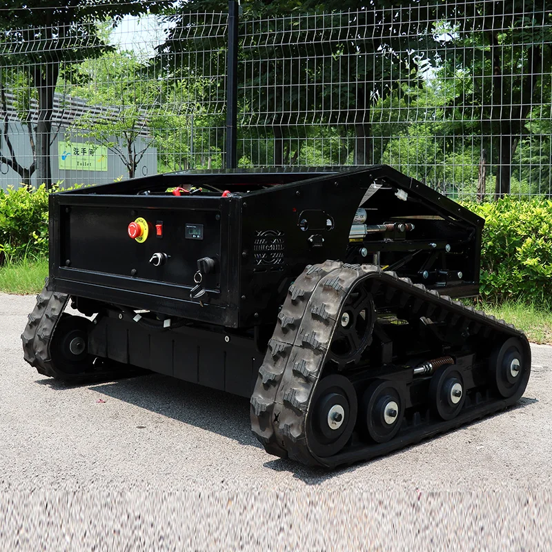 Customized All terrain lawn mower agricultural household rubber track remote control
Customized All terrain lawn mower agricultural household rubber track remote control