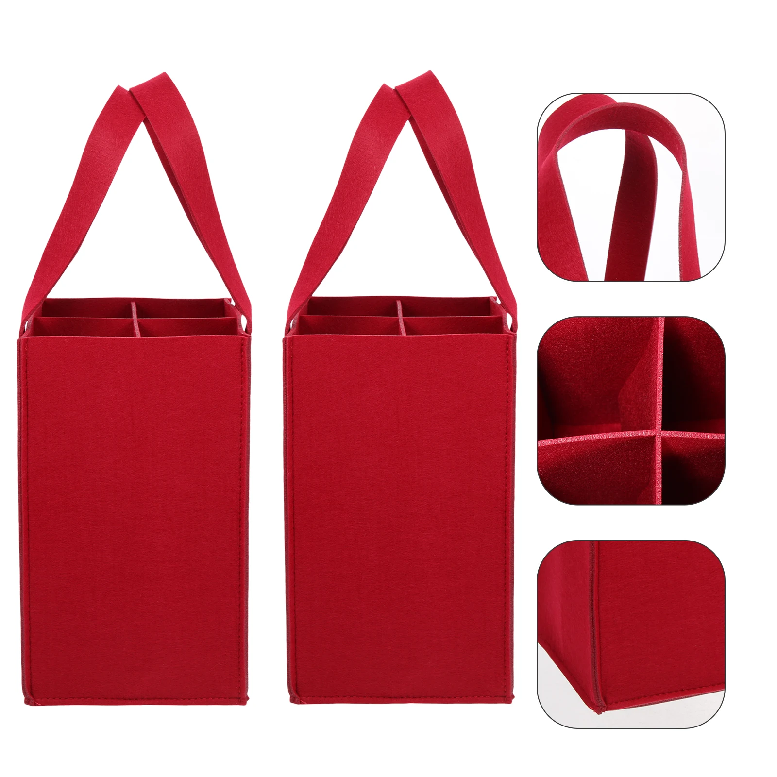 2Pcs Premium Felt Wine Bag Reusable Bottle Organizer Secure Non Deform Design Portable Beer Bag Ideal for Gift Holiday Party
2Pcs Premium Felt Wine Bag Reusable Bottle Organizer Secure Non Deform Design Portable Beer Bag Ideal for Gift Holiday Party
