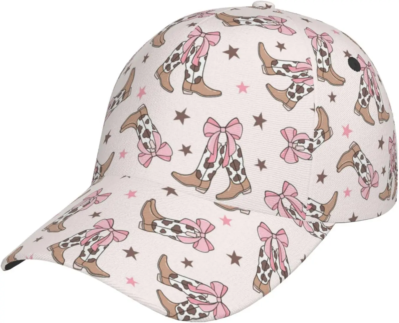 Cow Bows Cowgirl Boots Print Baseball Caps Trucker Hats for Men Womens Funny Golf Golf Tennis Hat Black
Cow Bows Cowgirl Boots Print Baseball Caps Trucker Hats for Men Womens Funny Golf Golf Tennis Hat Black
