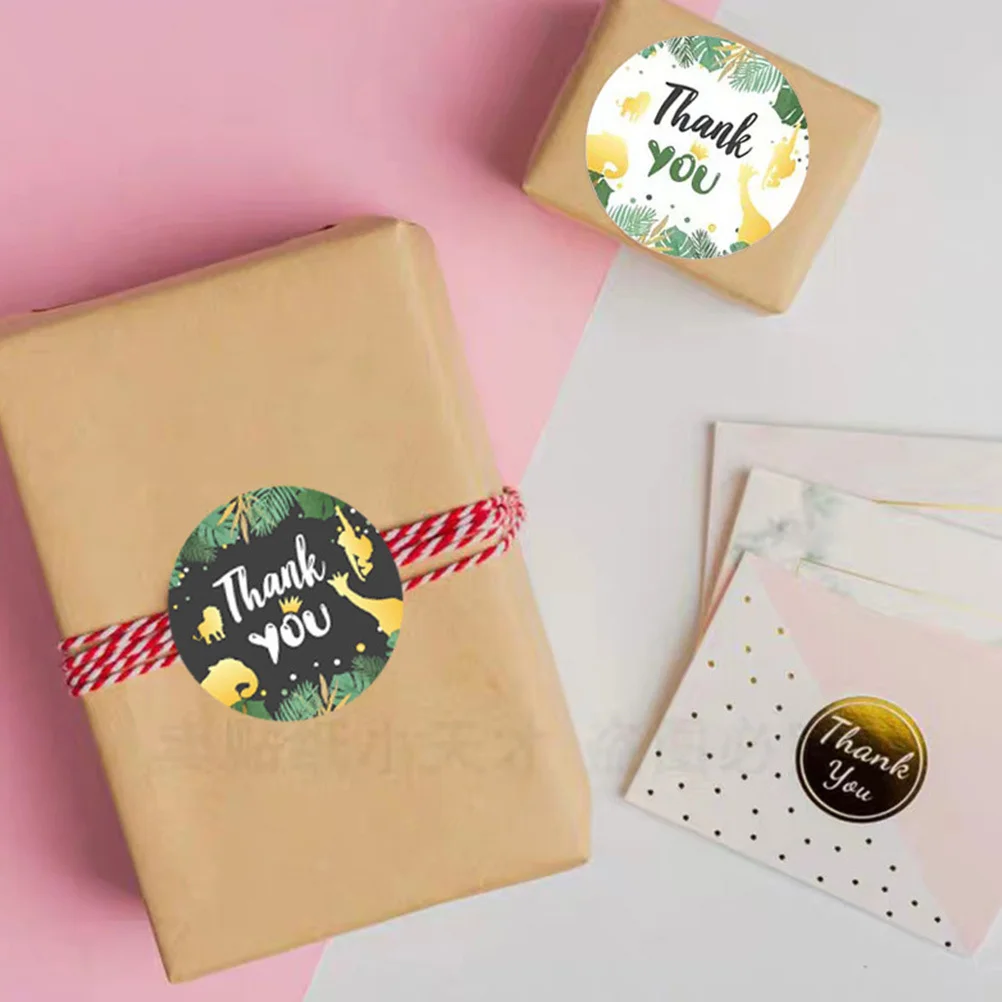 Decorative Stickers 3 Rolls Self-Adhesive Thank You Sealing Labels For Envelopes Gifts Wedding Party Favors Cartoon
Decorative Stickers 3 Rolls Self-Adhesive Thank You Sealing Labels For Envelopes Gifts Wedding Party Favors Cartoon