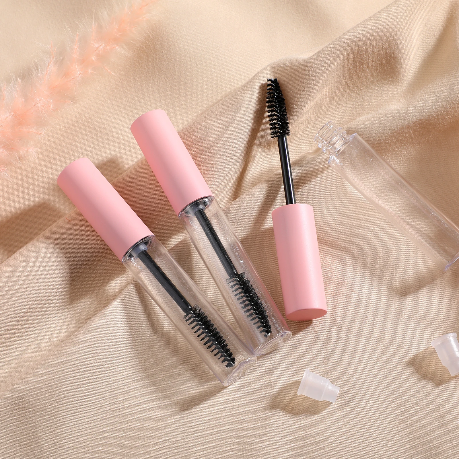 10pcs Tube Mascara Vial Transparent Reusable DIY Plastic Mascara Vial Leak Proof Brush Included
10pcs Tube Mascara Vial Transparent Reusable DIY Plastic Mascara Vial Leak Proof Brush Included