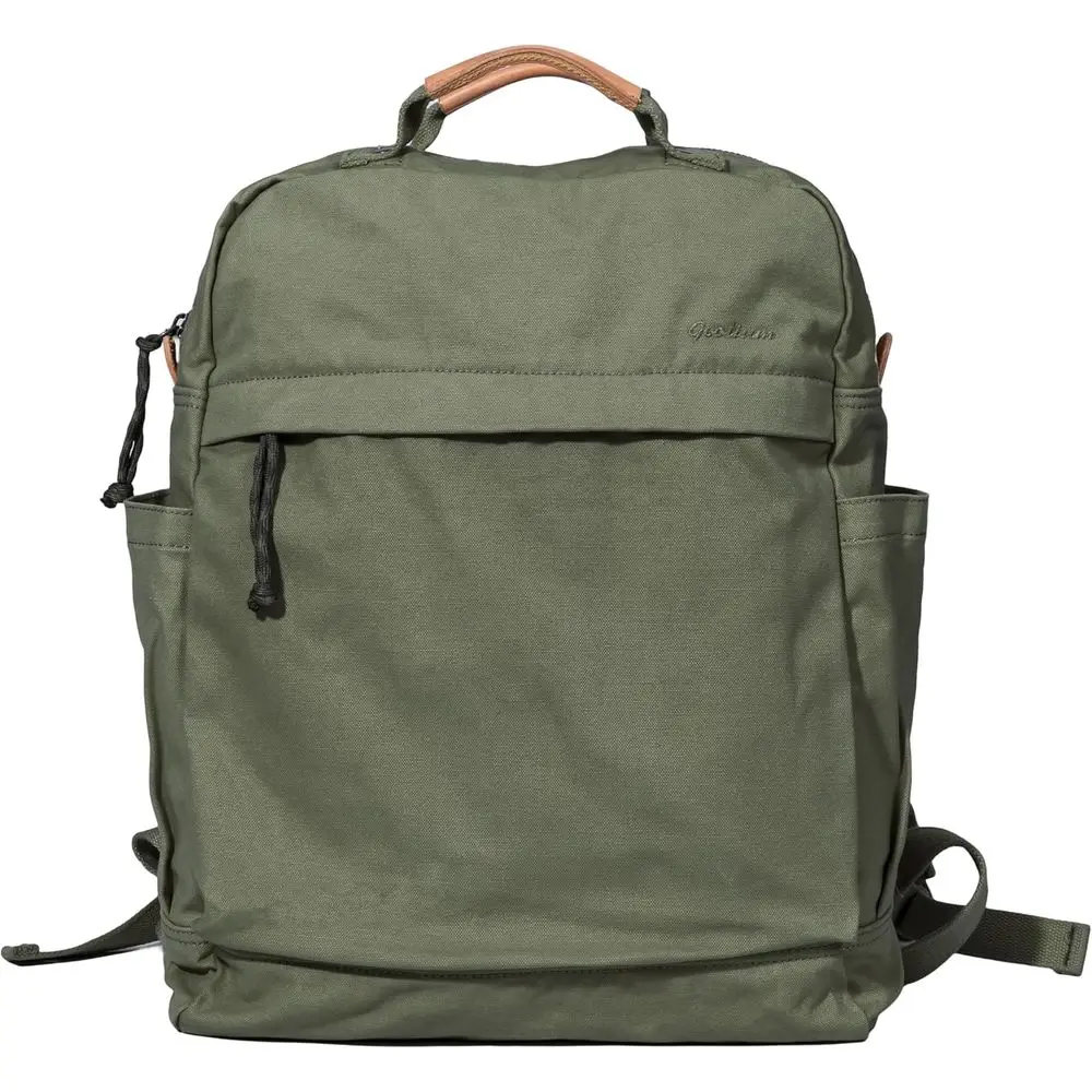 Canvas Backpack with Vintage Style Zipper, Unisex Daypack for Casual Outdoor Travel, Olive
Canvas Backpack with Vintage Style Zipper, Unisex Daypack for Casual Outdoor Travel, Olive