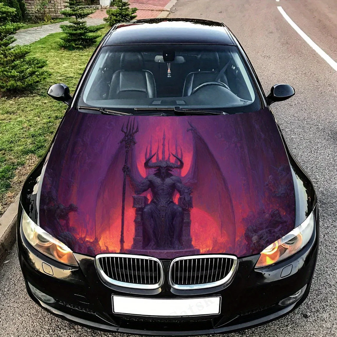 Hell Demon King car hood stickers, waterproof self-adhesive, scratch resistant, easy to stick, durable car PVC stickers, car dec
Hell Demon King car hood stickers, waterproof self-adhesive, scratch resistant, easy to stick, durable car PVC stickers, car dec