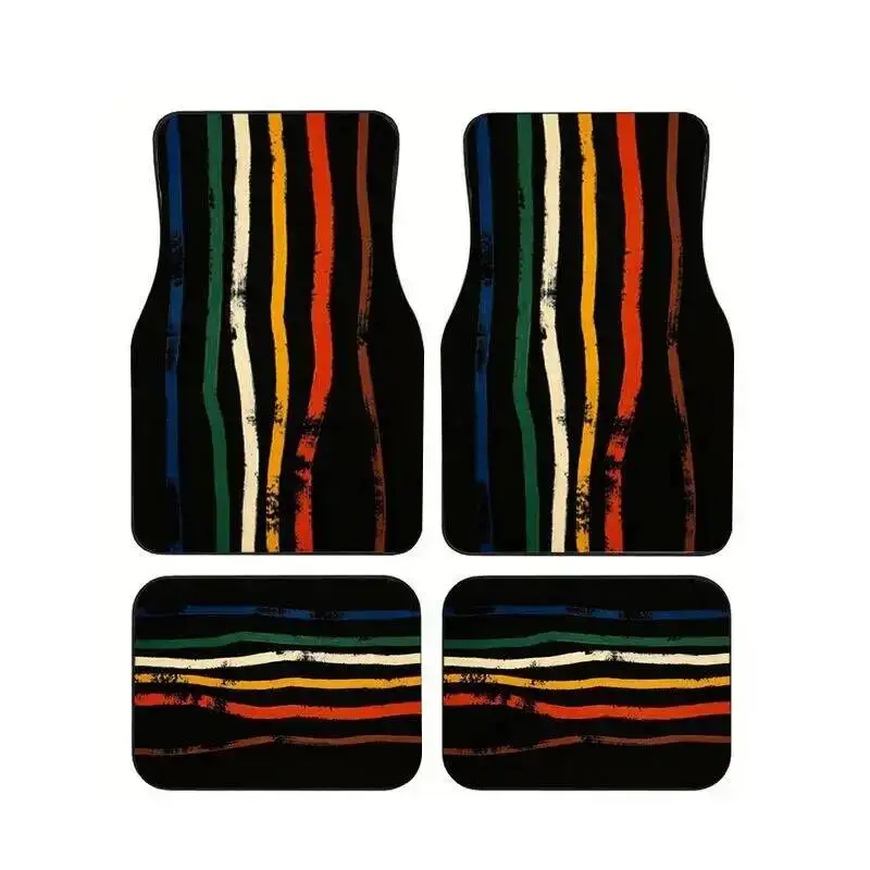 4Pcs Rainbow Brush Stripe Car Floor Mats Non-Slip Waterproof Wear Universal Foot Pads For Auto Interior For Sedan SUV Truck
4Pcs Rainbow Brush Stripe Car Floor Mats Non-Slip Waterproof Wear Universal Foot Pads For Auto Interior For Sedan SUV Truck