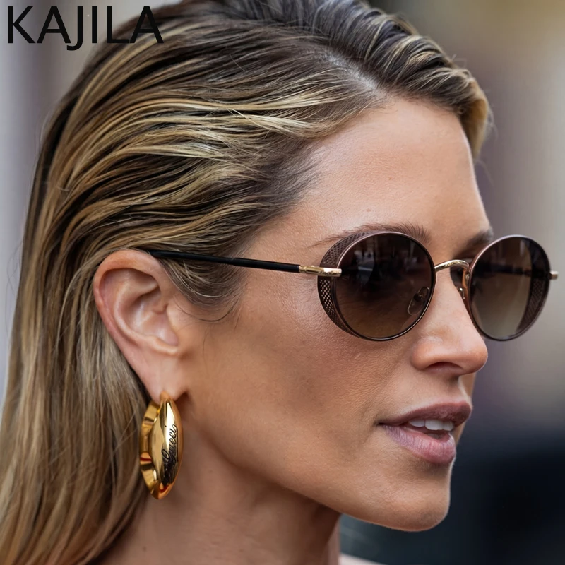Steampunk Small Oval Sunglasses Women 2026 Luxury Vintage Round Punk Shield Sun Glasses For Ladies Retro Metal Frame Eyewear
Steampunk Small Oval Sunglasses Women 2026 Luxury Vintage Round Punk Shield Sun Glasses For Ladies Retro Metal Frame Eyewear