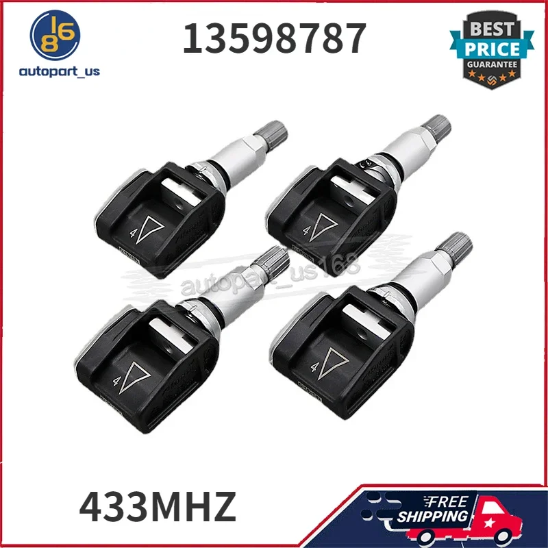 4PCS For Cadillac ATS CTS Chevrolet Camaro 433MHZ 4Pcs TPMS Tire Pressure Monitor Sensor 13598787 13540598 13589602
4PCS For Cadillac ATS CTS Chevrolet Camaro 433MHZ 4Pcs TPMS Tire Pressure Monitor Sensor 13598787 13540598 13589602