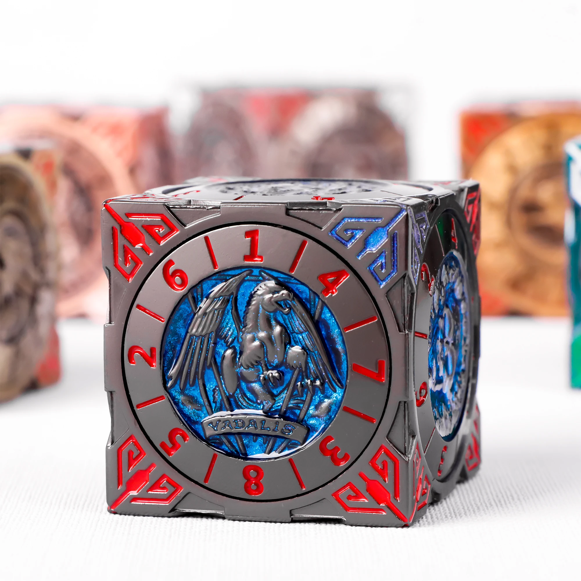 7 in 1 Spinner DND Dice Set, Metal Roulette DND Dice with 3D Relief for Dungeons and Dragons, Premium Unique Dice Spinner
7 in 1 Spinner DND Dice Set, Metal Roulette DND Dice with 3D Relief for Dungeons and Dragons, Premium Unique Dice Spinner