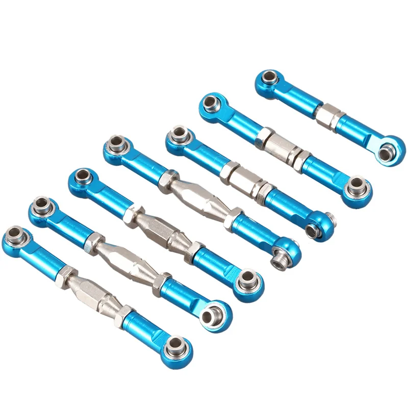 YSUN-4X For Wltoys 144001 1/14 RC Car Spare Parts Metal Linkage Servo Pull Rod Steering Tie Rod Set,Blue
YSUN-4X For Wltoys 144001 1/14 RC Car Spare Parts Metal Linkage Servo Pull Rod Steering Tie Rod Set,Blue
