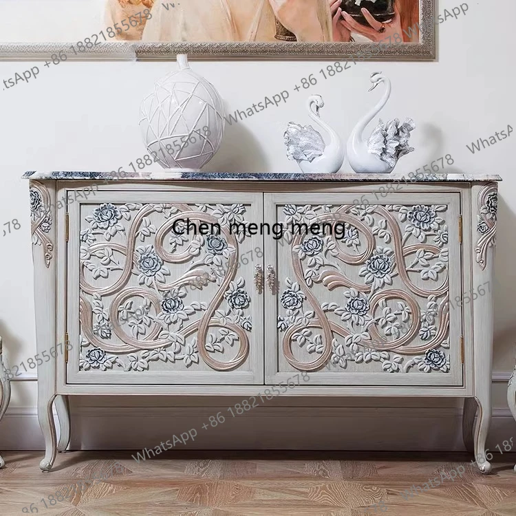 European solid wood porch cabinet French fashion decorative cabinet Neoclassical multi-functional locker
European solid wood porch cabinet French fashion decorative cabinet Neoclassical multi-functional locker