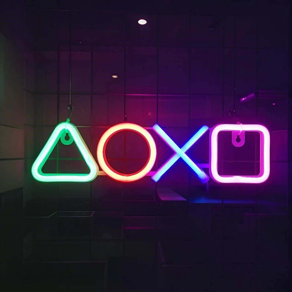 Game Neon Sign Bedroom Game Room Icon Light Gaming Neon Light USB Powered Gamepad LED Sign for Room Kids Bar Party Wall Decor
Game Neon Sign Bedroom Game Room Icon Light Gaming Neon Light USB Powered Gamepad LED Sign for Room Kids Bar Party Wall Decor
